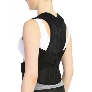 HIONJIN 등받이 보조기 눈에 보이지 않게 조절 가능한 허리 보호대 소형