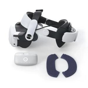 Meta Quest 3S 자기 배터리 팩과 호환되는 BOBO M3 Pro 헤드 스트랩 Quest 3 VR 액세서리용 엘리트 교체 스