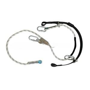 통신용 등반 폴 안전벨트 전기 폴 공중 작업 추락 방지 벨트 등반 로드 시트 벨트 총 길이 2M