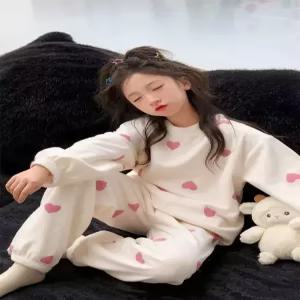 공용아동 긴소매 파자마 세트겨울잠옷