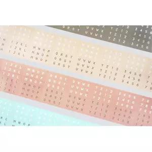 꾸미기용 숫자 영어 알파벳 미니스티커 SET 중학생 비밀일기