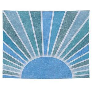 YTRGI 레트로 보호 블루 선 태피스트리 벽걸이, 룸 장식, 선샤인 월 담요 가정용 거실 침실 50x60 인치