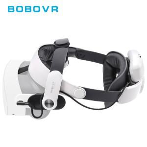 Meta Quest 3S 자기 배터리 팩과 호환되는 BOBOVR M3 Pro 헤드 스트랩 Quest 3 VR 액세서리용 엘리트 교체