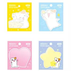 에비츄 캐릭터 스티커식 부착형 메모지 학교 고등학생 노트