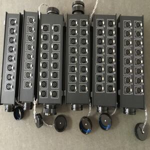 8웨이 12웨이 16웨이 멀티핀 케이블 스테이지 박스 캐논 오디오 분배기 (절연 허브 포함) 스테이지 컨퍼런