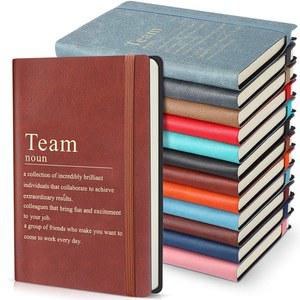 모인코어 감사 선물 벌크 가죽 영감 노트 A6 메모장 동료 24팩 저널 그룹 간호사를