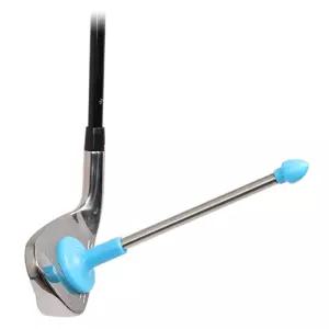 골프라이너 보조기 헤드 페이스 방향 연습 도구 스윙 실내 스틱 파란색