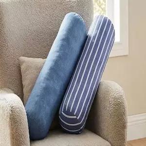 리브하우스 원통폴리롱베개ylb/빵빵한쿠션감/부드러운감촉/커버+솜포함 828869