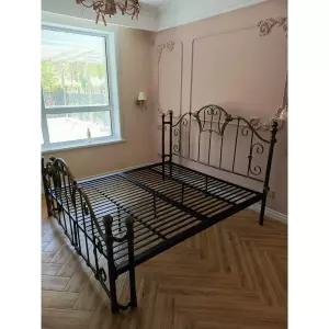 엔틱 철제침대 프레임 유럽식 공주 베드 매트리스받침대 흰색 1200mmX1900mm