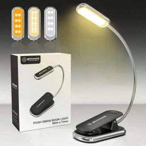 Posh 미니 160시간 침대에서 집게스탠드 미니책꽂이 16 충전식 공부