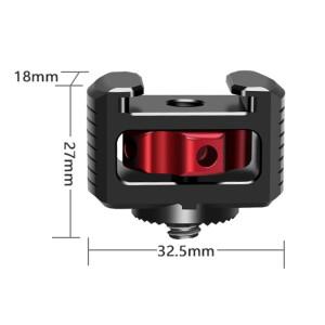 호환 Zhiyun Weebills 핸드헬드 짐벌 스태빌라이저 홀더 LED 라이트 마이크 브래킷용 1/4인치 아리 스크류