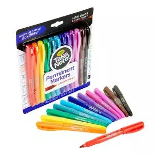 크레욜라 가방 티셔츠 꾸미기 염색용 마카 12색