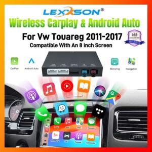 폭스바겐 8' 투아렉 RNS850 무선 카플레이 레트로핏 모듈 안드로이드 오토 어댑터 에어플레이 VW 카플레이