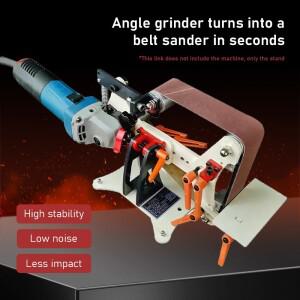 산업용 소형 벨트 샌더 나이프 오픈 에지 연삭 연마 앵글 그라인더용 휴대용 다기능 스탠드