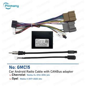 자동차 라디오 케이블 안드로이드 헤드 유닛 16 핀 전원 와이어 하네스 어댑터 Opel Mokka X Chevrolet Mal