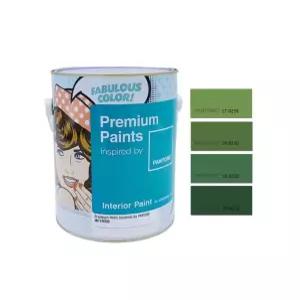 콘크리트 시멘트 공사 곰팡이 방지 무광 페인트 4L 초록색