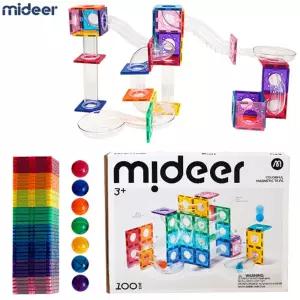 투명 튜브 레인보우 3D 자석타일 마블런 100p 창의블록 어린이집 학습완구 생일선물