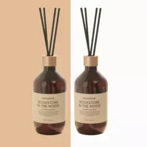 코코도르 프리미엄 디퓨저 대용량 실내방향제 북스토어인더우드향 500ml 2개