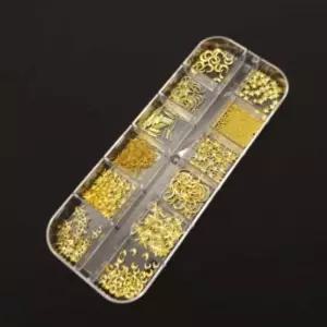 로컬코리아 레진 네일파츠 골드스타 네일아트파츠