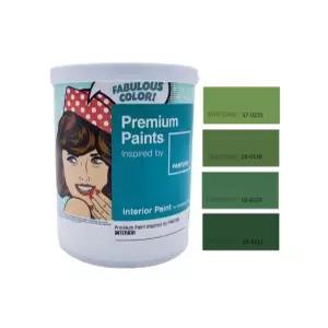 학교 병원 공사 도장 곰팡이 방지 무광 페인트 1L 초록색