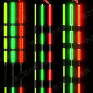 낚시찌 라이트 배터리 변하는 LED 빨간색으로 전자찌 구멍찌