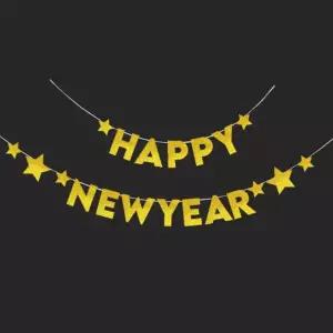 생일파티용품 장식용품 가랜드 골드 파티장식 뉴이어 생일 가랜더 홈파티소품 형 생일파티가랜드