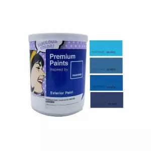 아파트 주택 보수 곰팡이 이끼 방지 무광 페인트 1L 파랑색