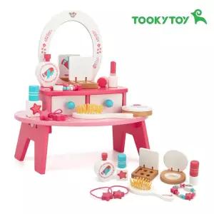 아이방 원목 화장대 유아 메이크업 역할놀이 장난감 유치원교구 여아선물