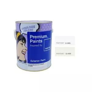 건물 외부 공사 곰팡이 이끼 방지 무광 페인트 4L 흰색