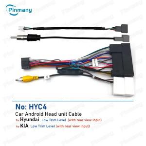 자동차 라디오 케이블 커넥터 현대 기아 Ceed K5 AVN 헤드 유닛 용 16 핀 오디오 전원 와이어 하네스 소켓