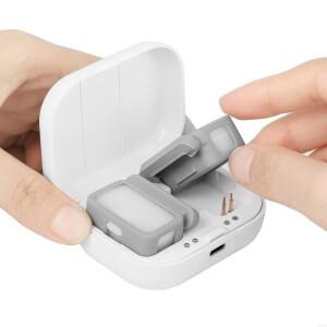 호환 103F 다목적 미니 필 라이트 디밍 사진 조명 (케이스용 충전 포함) OM5/4/4 Durabl LED 비디오