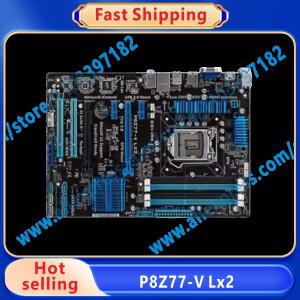 P8Z77-V LX2 데스크탑 마더보드 Z77 소켓 LGA 1155 i3 i5 i7 DDR3 32G SATA3 USB3.0 ATX