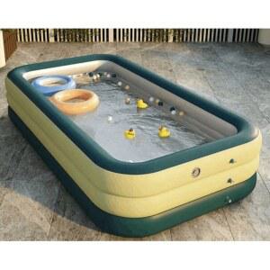 간이 실외 가정용 발코니 워터 원판형 워터파크 물놀이 옥상 수영 조립 패키지 에어 마당