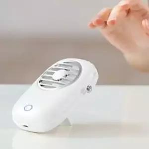 핸즈프리 선풍기 1200mAh 골프선풍기 목걸이선풍기 탁상용선풍기 넥밴드 미니 사각 휴대용