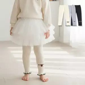 앵두베어 여아 자수 날라리 골지 레깅스 팬츠 206070