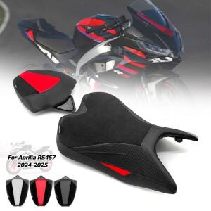 Aprilia RS457 2024-2025 오토바이 후면 수정 승객석 패드 쿠션 두꺼운 소프트 쿠션 RS 457 액세서리에 적