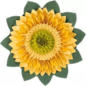 ELSKERJW 개용 스너플 매트 해바라기 20인치 x 개 고양이 인터랙티브 피드 게임 지루함을 위한 자연스러운