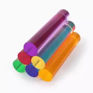 아크릴봉 컬러드 틴트 투명 압출 아크릴 라운드 로드 PMMA 원형 바