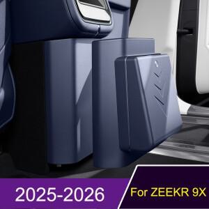 ZEEKR 9X 2025 2026용 냉장고 발차기 방지 커버 숨겨진 쓰레기통 후방 수납 내부 개조 액세서리