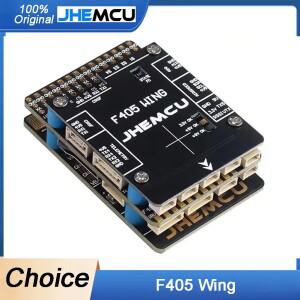 JHEMCU F405 윙 INAV 비행 컨트롤러 - RC 고정익 비행기용 내장 기압계 자이로 OSD 블랙박스 및 BEC