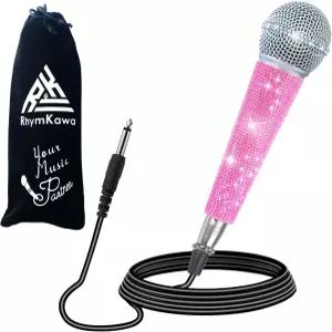 노래 노래방 DJ 믹서 스피커 시스템을 위한 350만 XLR 케이블 연결이 가능한 라임카와 RB58 핑크 유선