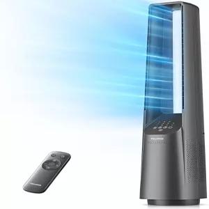 강력한 공기 흐름 초조용한 DC 모터(22dB) 6단속 4모드 리모컨 7시간 타이머 90° 진동 침실 가정 사무실을