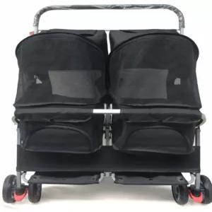 휴대용 강아지유모차 2인승 접이식 강아지 대형견 애완동물