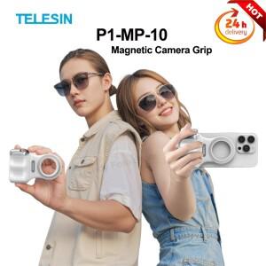 호환 텔레신 마그네틱 폰 카메라 촬영 핸드 그립 홀더 보조 리모컨 핸들 (아이폰  화웨이  삼성용)