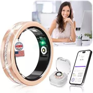 MSDQQTIY 10세대 다이아몬드 스마트 링 및 무선 충전 케이스 산업 순위 1위 - 0 측정 오류 2026 수면