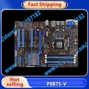 P8B75-V 데스크탑 마더보드 B75 소켓 LGA 1155 i3 i5 i7 DDR3 32G SATA3 USB3.0