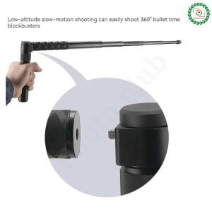 호환 Insta360 X5 X4용 메탈/플라스틱 불릿 타임 핸들 유니버설 셀카 스틱 삼각대 회전 그립 연장 DJI Osmo