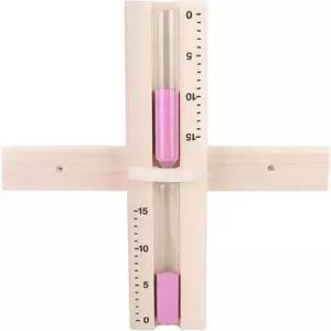 Fdit 사우나 15분 모래시계 회전식 목재 화이트 사우나용