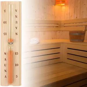 발렌타인데이 카니발 모래시계 모래 타이머 파인 사우나 정확한 내열 나무 스파 목욕용