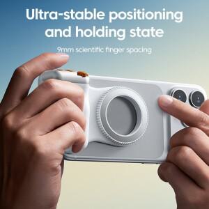 호환 자석식 휴대폰 카메라 촬영 핸드 그립 폰 홀더 보조 블루투스 리모컨 핸들 (아이폰  화웨이  안드로이